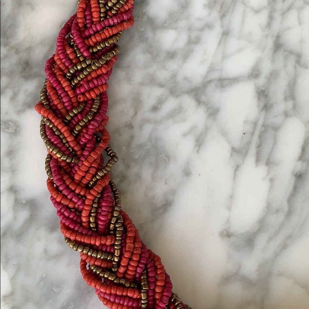 beaded statement necklace - Picture 5 of 5